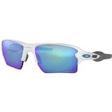 Oakley Flak 2.0 XL Prizm Sunglasses Polished White/Prizm Sapphire, One Size - Men's