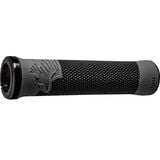 ODI AG-2 Aaron Gwin Lock-On Grips Black/Graphite - Black Clamps, 135mm