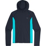 Outdoor Research Echo Hooded Long-Sleeve Shirt - Men's Cortez/Naval Blue, S