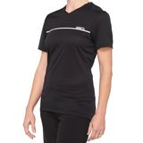 100% Ridecamp Short-Sleeve Jersey - Women's Black/Grey, XL