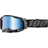 100% Racecraft 2 Mirrored Lens Goggles Kos/Mirror Blue Lens, One Size
