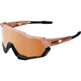 100% Speedtrap Sunglasses Matte Copper Chromium/Black, One Size - Men's