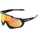 100% Speedtrap Sunglasses Soft Tact Black, One Size - Men's