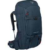 Osprey Packs Farpoint Trek 55L Travel Pack Muted Space Blue, One Size