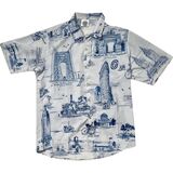 Ostroy Resort Shirt NYC Monuments, S - Men's