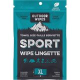 Outdoor Wipes Sport Wipes XL Peppermint, 2ft x 1ft