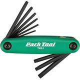 Park Tool TWS-2 Fold-Up Torx Compatible Wrench Set Green, t7 to t40