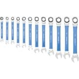 Park Tool Ratcheting Metric Wrench Set Blue, 6mm to 17mm