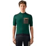 PEdALED Odyssey Merino Cycling Jersey - Men's Dark Green, XL