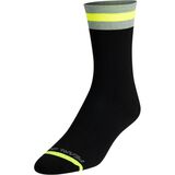 PEARL iZUMi Flash Reflective Sock Black/Screaming Yellow, M - Men's
