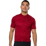PEARL iZUMi Quest Short-Sleeve Jersey - Men's Red Dahlia, XL