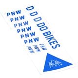 PNW Components Loam Transfer Decal Kit Pacific Blue, One Size
