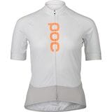 POC Essential Road Logo Jersey - Women's Hydrogen White/Granite Grey, XS