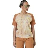 Picture Organic Ice Flow Printed Tech T-Shirt - Women's Geology Cream, S