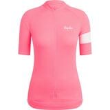 Rapha Core Lightweight Jersey - Women's High-Vis Pink/White, S