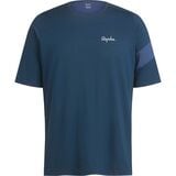 Rapha Trail Merino Short-Sleeve T-shirt - Men's Deep Blue/Black, L