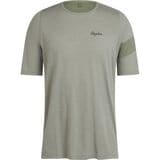 Rapha Trail Merino Short-Sleeve T-shirt - Men's Olive Green/Black, M