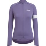 Rapha Core Long-Sleeve Jersey - Women's Dusted Lilac/White, M