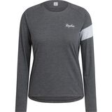 Rapha Trail Long-Sleeve Technical T-Shirt - Women's Grey/Light Grey, L