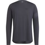 Rapha Trail Merino Long-Sleeve T-shirt - Men's Dark Grey/Black, M