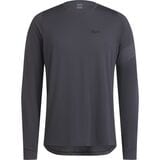 Rapha Trail Merino Long-Sleeve T-shirt - Men's Dark Grey/Black, XL