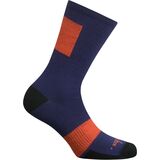 Rapha Trail Sock Deep Blue/Orange, S - Men's