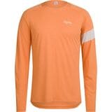 Rapha Trail Technical Long-Sleeve T-Shirt - Men's Caramel/Silver Gray, XL