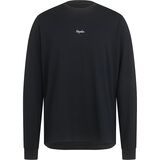 Rapha Long-Sleeve Cotton T-Shirt - Men's Black/Grey, S