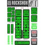 RockShox Decal Kit - 30/32mm Green, 30/32mm, SID, Reba, Revelation