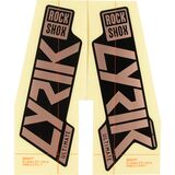 RockShox Lyrik Ultimate Decal Kit Copper Foil, One Size