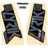 RockShox Lyrik Ultimate Decal Kit Polar Foil for Black, One Size