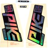 RockShox Pike Ultimate Decal Kit Rainbow Foil, One Size