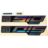 RockShox SID SL Ultimate Decal Kit Rainbow Foil, One Size