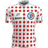Santini Tour de France Official Replica KOM Leader Jersey - Men's Pois, XL