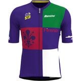 Santini TDF Official Firenze Cycling Jersey - Men's Print, M