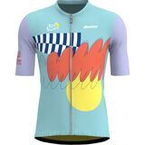 Santini TDF Official Nice Cycling Jersey - Men's Print, S