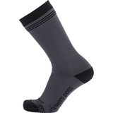 Showers Pass Crosspoint Waterproof Wool Crew Socks Grey/Black, L/XL - Men's