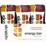Skratch Labs Energy Bar Sport Fuel -12-Pack Peanut Butter & Strawberries, 12 Pack