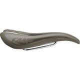 Selle SMP Well-Gel with Carbon Rail Saddle Grey-Brown Gravel, 144mm