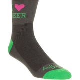 SockGuy Heart Beer 3in Sock One Color, L/XL - Men's