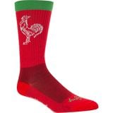 SockGuy Sriracha Acrylic 8in Socks Red, S/M - Men's