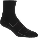 SockGuy Black 4in Wool Sock One Color, S/M - Men's