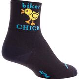 SockGuy Biker Chic 3in Sock - Women's One Color, S/M