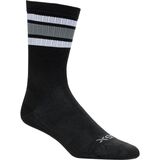 SockGuy SGX6 Throwback Black Sock One Color, L/XL - Men's