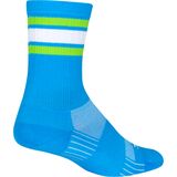 SockGuy SGX6 Throwback Blue Sock One Color, S/M - Men's