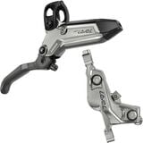SRAM Level Ultimate Stealth Disc Brake - 4-Piston Clear Anodized, Front, Left
