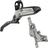 SRAM Level Ultimate Stealth Disc Brake - 4-Piston Clear Anodized, Right, Rear