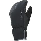 SealSkinz Barwick WP Extreme Cold Weather Cycle Split Finger Glove Black/Grey, M - Men's
