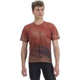 Sportful Flow Giara T-Shirt - Men's Cayenna Red/Mud, L