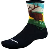 Swiftwick Vision Six Impression National Park Sock Rocky Mountains, M - Men's